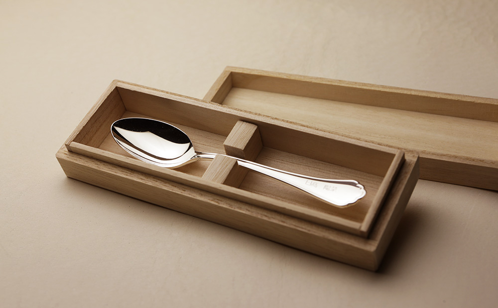 名入れ洋白ベビースプーン