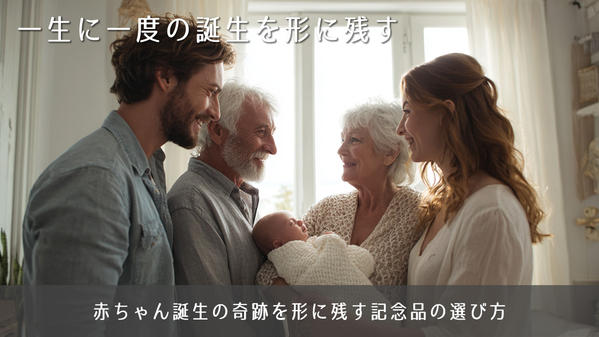 一生の一度の誕生を形に残す